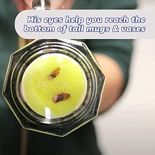 Scrub Daddy Sponge - Lemon Fresh Scent - Scratch-Free Multipurpose Dish Sponge - BPA Free & Made with Polymer Foam - Stain & Odor Resistant Kitchen Sponge (1 Count) - Image 5