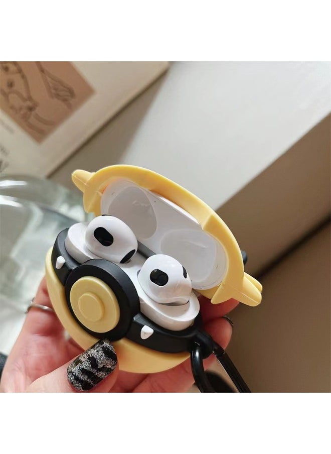Generic - Meow Meow Ball Airpods Pro For Apple 1/2/3 Generation Bluetooth Wireless Headphone Case Cartoon Silicone Protective Case-Color:Meow Ball Hook-Applicable Model:airpods 1/2 Generation - Image 1