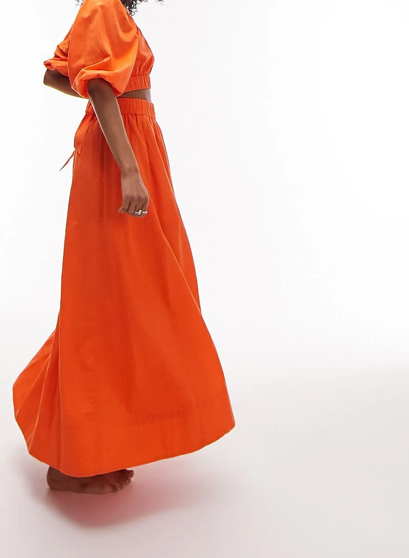 TOPSHOP High Waist Maxi Skirt