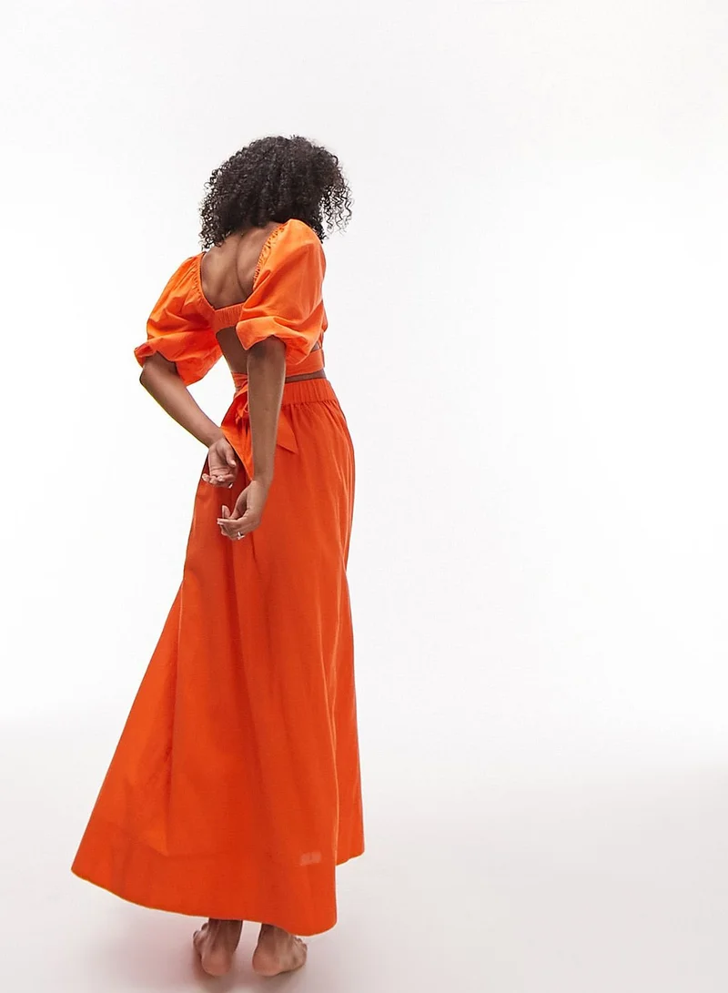TOPSHOP High Waist Maxi Skirt
