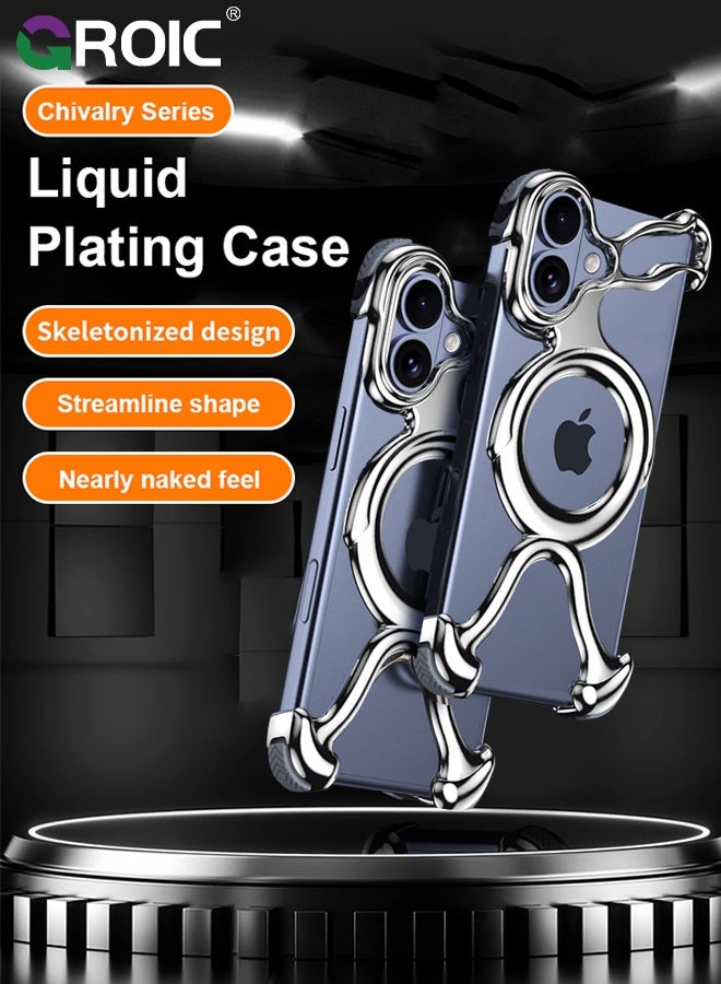 GROIC Frameless iPhone 17 Phone Case,Compatible with iPhone 17 Phone Cover,Slim Shockproof Thin Bumper Cases for iPhone 17 Cover,Magnetic iPhone 17 Phone Shell 6.3 inch - Image 3