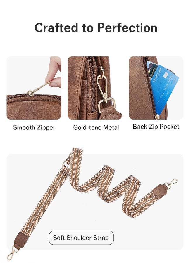 CHOLISS Cell Phone Crossbody Purse Small Cross Body Bag for Woman Leather Travel Wallet Shoulder Handbags with Card Slots, Black, Small, Crossbody Phone Purse - Image 5