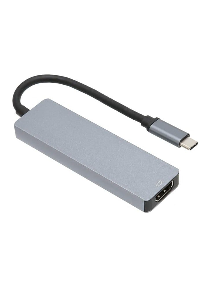 بيتا موزع USB-C متعدد الاستخدامات 5 في 1 بتقنية التبريد السريع – محول USB-C إلى 4K HDMI للسفر - Image 1