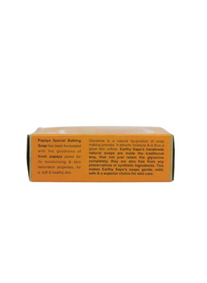 Earthy Sapo Handmade Papaya Special Bathing Soap 100G - Image 5