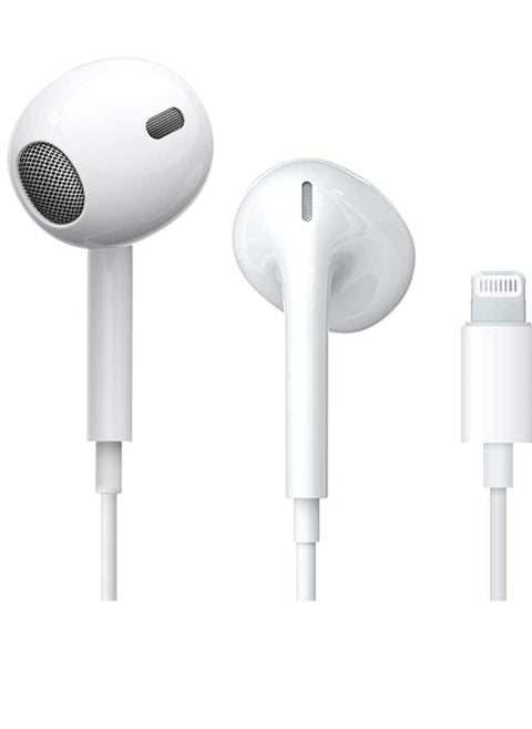 Lightning Headphone Wired for iPhone 13 [Apple MFi Certified] Built-in Microphone & Volume Control, in-Ear Stereo Headset Compatible with iPhone 13 Mini/SE/12 Pro/12Pro Max/11/X/8 7-All iOS System