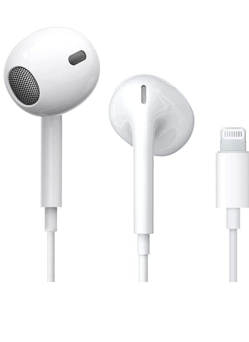 ELTRAZONE - Lightning Headphone Wired for iPhone 13 [Apple MFi Certified] Built-in Microphone & Volume Control, in-Ear Stereo Headset Compatible with iPhone 13 Mini/SE/12 Pro/12Pro Max/11/X/8 7-All iOS System - Image 1