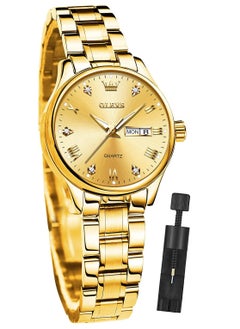 OLEVS OLEVS Automatic Women Watch Self Winding Mechanical Fashion Bracelet Set Luxury Stainless Steel Luminous Date Waterproof Ladies Wrist Watch  - Image 1