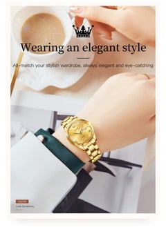 OLEVS OLEVS Automatic Women Watch Self Winding Mechanical Fashion Bracelet Set Luxury Stainless Steel Luminous Date Waterproof Ladies Wrist Watch  - Image 3