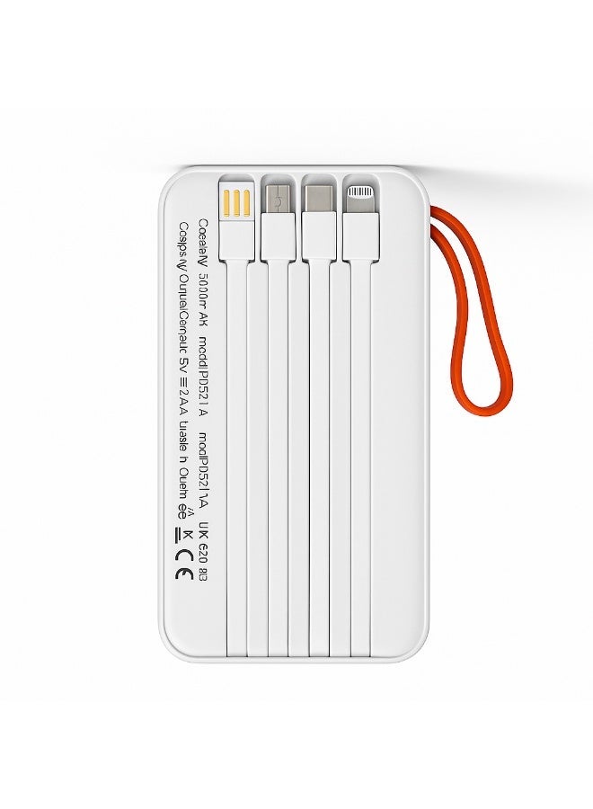 فوجي بنك طاقة بسعة 50000 مللي أمبير مع شحن سريع 22.5 واط | منفذ Type-C PD ومنفذي USB مزدوجين | شاشة رقمية LED وضوء تخييم | شاحن محمول عالي السعة لهواتف iPhone وSamsung وiPad والمزيد | مثالي للاستخدام الخارجي والتخييم والمنزل - Image 2