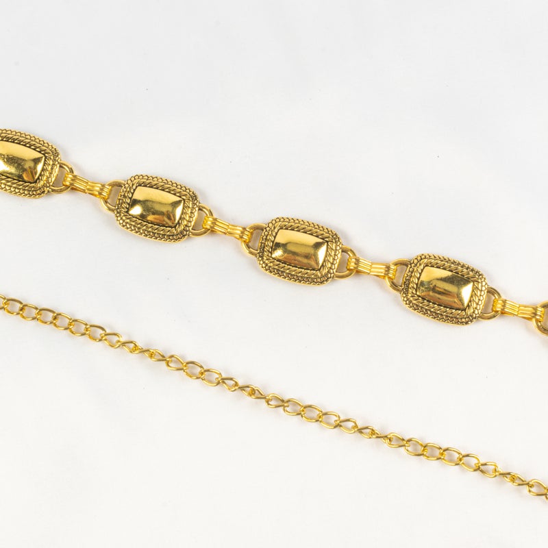 حزام وسط معدن حريمي ذهبي - Image 2