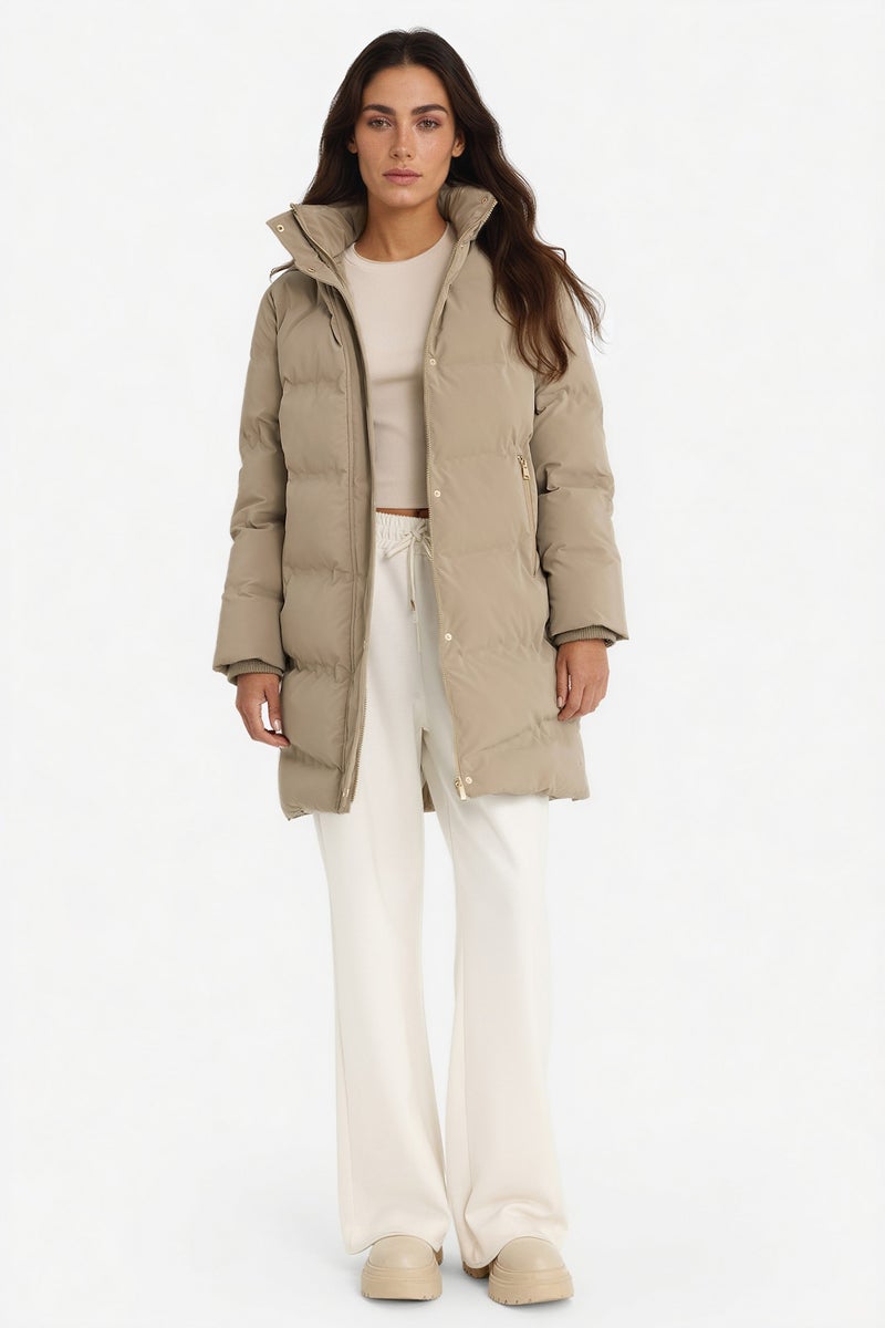 DeFacto Regular Fit Hooded Puffer Jacket - Image 2