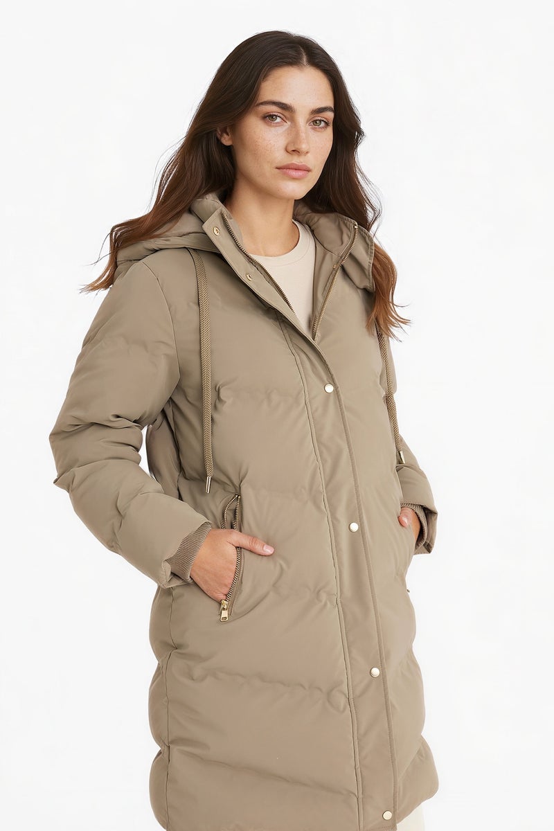 DeFacto Regular Fit Hooded Puffer Jacket - Image 1