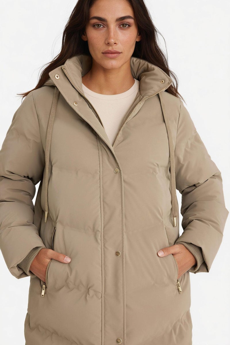 DeFacto Regular Fit Hooded Puffer Jacket - Image 4