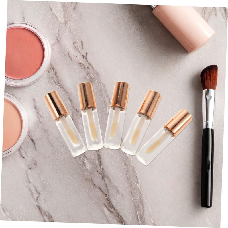 Generic 20pcs Empty Lip Gloss Tubes - 1.2ml Lip Gloss Tubes Refillable Bottles for DIY Liquid Lipstick Plastic Containers for Makeup Packaging Rose Gold - Image 5