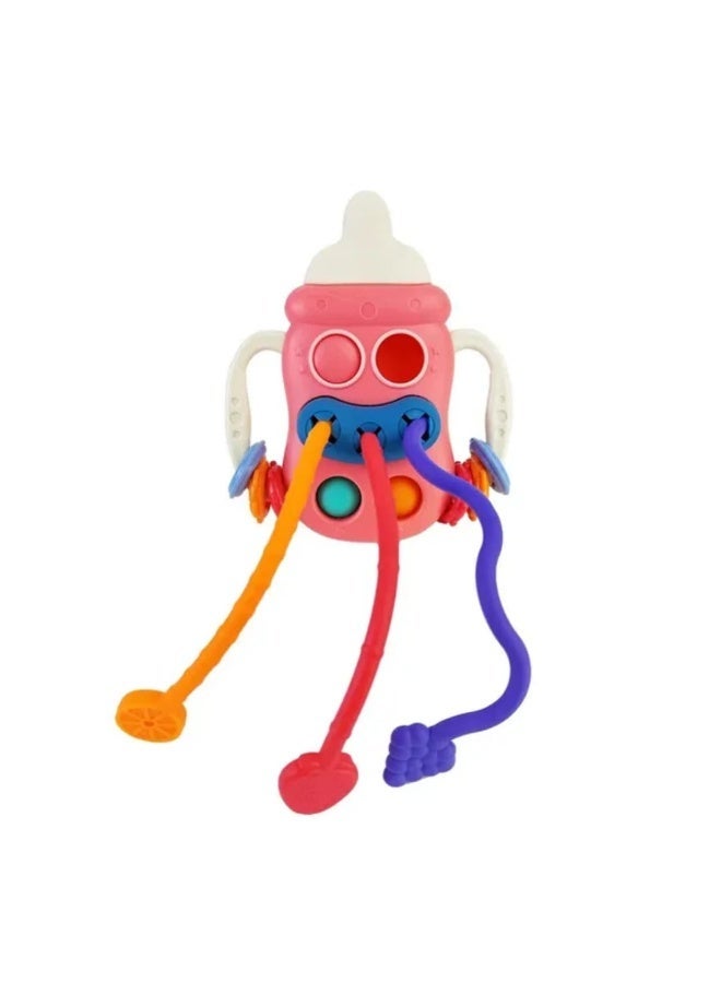 5-in-1 Sensory Toy for Babies - Montessori Baby Toy - Pull String Toy for Toddlers - Silicone Pull String Toy - Pop It Sensory Toy - Montessori Sensory Activity Toy - Baby Sensory Toy - Fine Motor Skills Toy - Educational Toy for Babies - Multi-Activity Baby Toy - Fidget Toy for Kids - Hand-Eye Coordination Toy - Toddler Activity Toy - Sensory Development Toy - Baby Travel Toy - Portable Baby Toy - Interactive Learning Toy - Baby Busy Toy - Silicone Educational Toy - Pull & Push Activity Toy - Baby Development Toy - Finger Training Toy - Tactile Sensory Toy - Toddler Learning Toy - Baby Activity Toy - Pop Bubble Toy - Sliding Ball Toy - Montessori Busy Cube - 5-in-1 Baby Activity Toy - Image 2