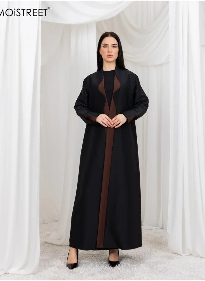 Moistreet Bridal Satin  Abaya