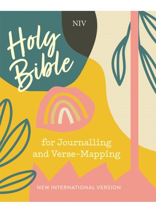 NIV Bible for Journalling and Verse Mapping Rainbow - Hardback
