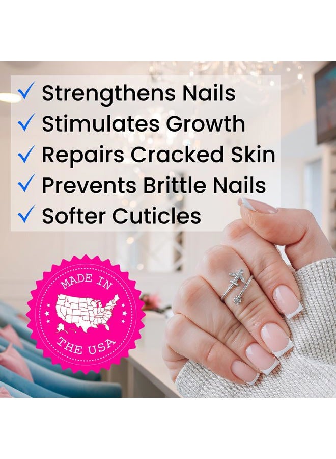 ELLIE CHASE Moisturizing Cuticle & Nail Care Oil 2.3 Fl Oz - Pina Colada Scented – Infused with Jojoba Oil, Aloe, Vitamin E – Nail & Cuticle Hydration, Repair, Moisturizer, Strengthener, Growth - Image 4