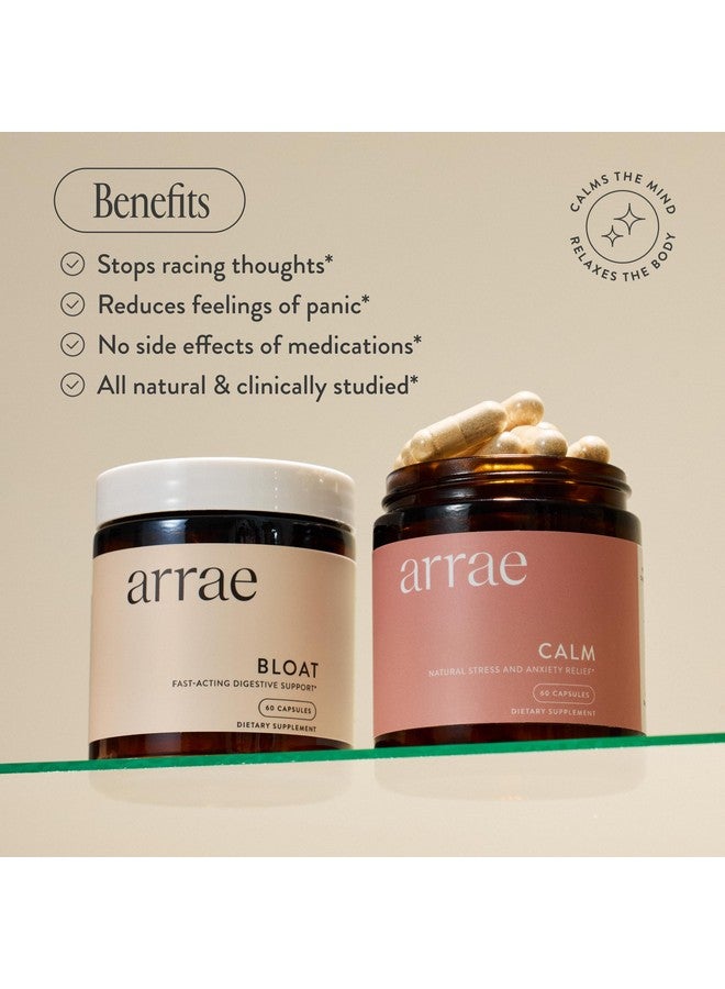 Arrae Calm Cortisol Manager - 60 Stress & Panic Relief Capsules - Mood Support Supplement w/L-Theanine, Inositol, Passionflower, & Magnesium to Help You Feel Zen - Image 4