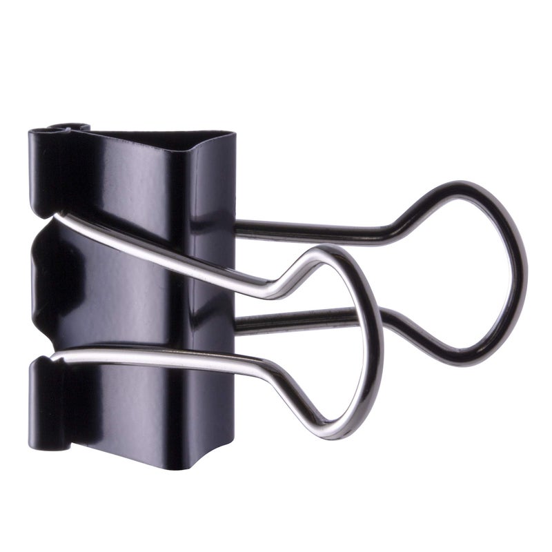 Officemate Small Binder Clips, Black, 12 Boxes of 1 Dozen Each (144 Total) (99020) - Image 5