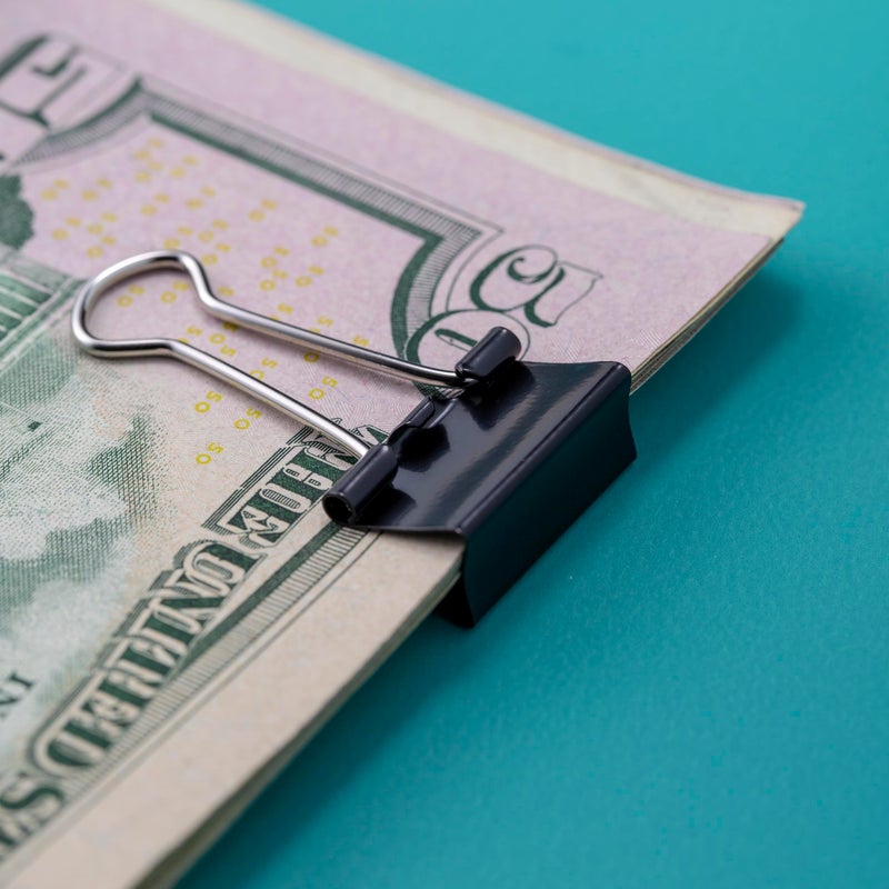 Officemate Small Binder Clips, Black, 12 Boxes of 1 Dozen Each (144 Total) (99020) - Image 3