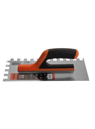 Crown Plastering Trowel/Progrip with Teeth, High Quality Tool Steel, Completely Flat Blade with Eased Edge, Surface Polishing Knife, Plastering Surface is Smooth, Plastering Tool, Construction Work. - pzsku/Z63EAC3EFC135F2E8F272Z/45/_/1711451146/239533c3-b576-459d-a6d7-b4da784467eb