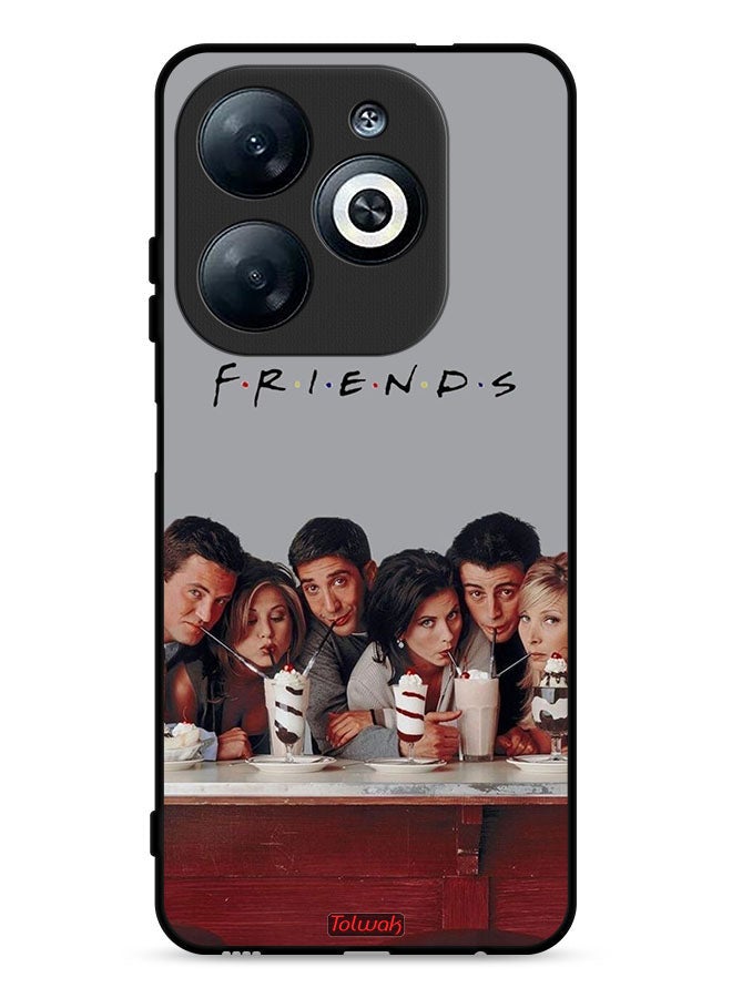 Tolwak Infinix Smart 8 4G Protective Case Cover F R I E N D S - Image 1