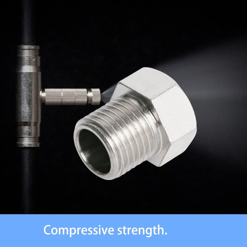 Aopin فوهات رذاذ الحديقة من أوبين نحاس 15 مم 006 فوهة رذاذ ذرات مناسبة للتبريد في الهواء الطلق، الري، النوافير، حقن مغذيات المحاصيل، البيوت الزجاجية 1 قطعة - Image 3