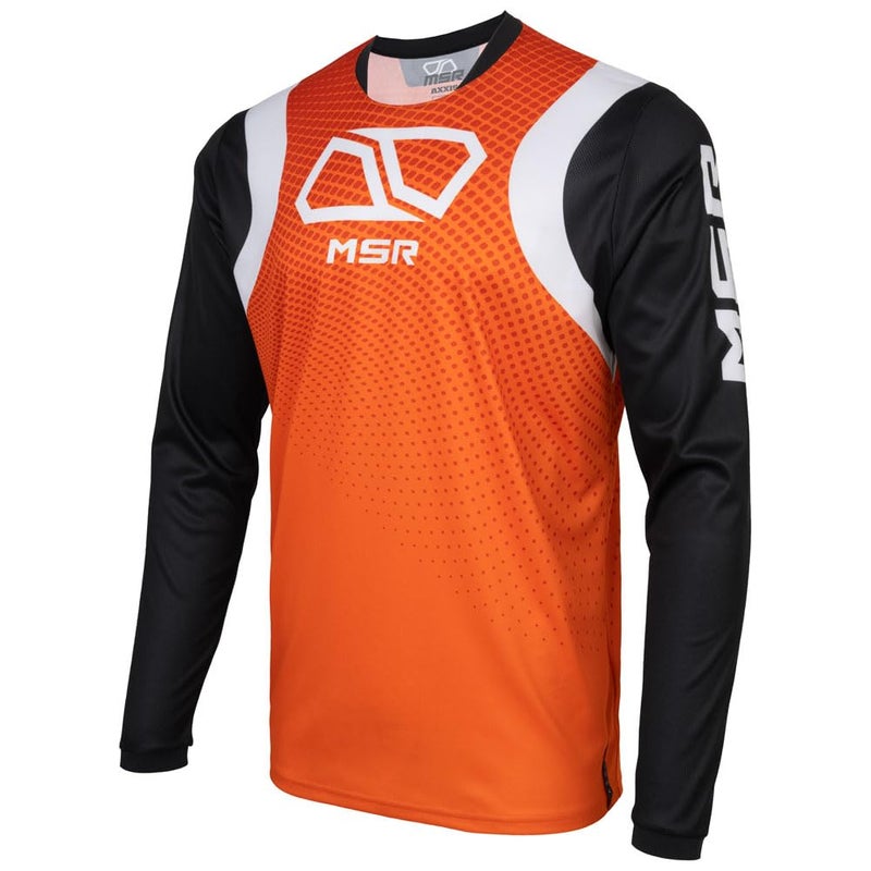 MSR Axxis Range Dirt Bike, Motocross Jersey Small Orange - Image 1