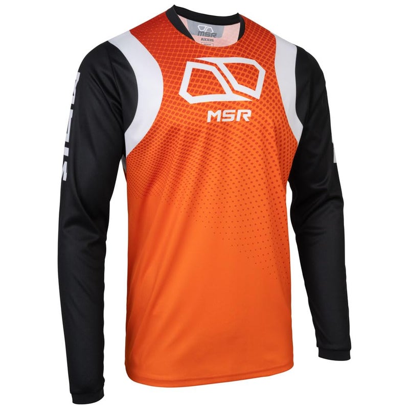 MSR Axxis Range Dirt Bike, Motocross Jersey Small Orange - Image 2