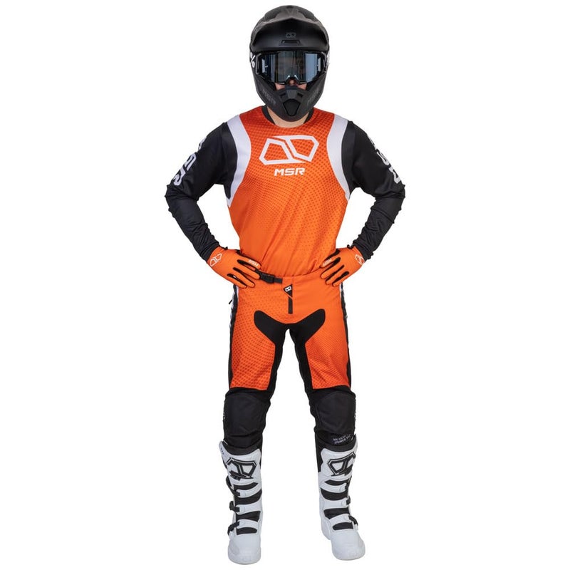 MSR Axxis Range Dirt Bike, Motocross Jersey Small Orange - Image 4