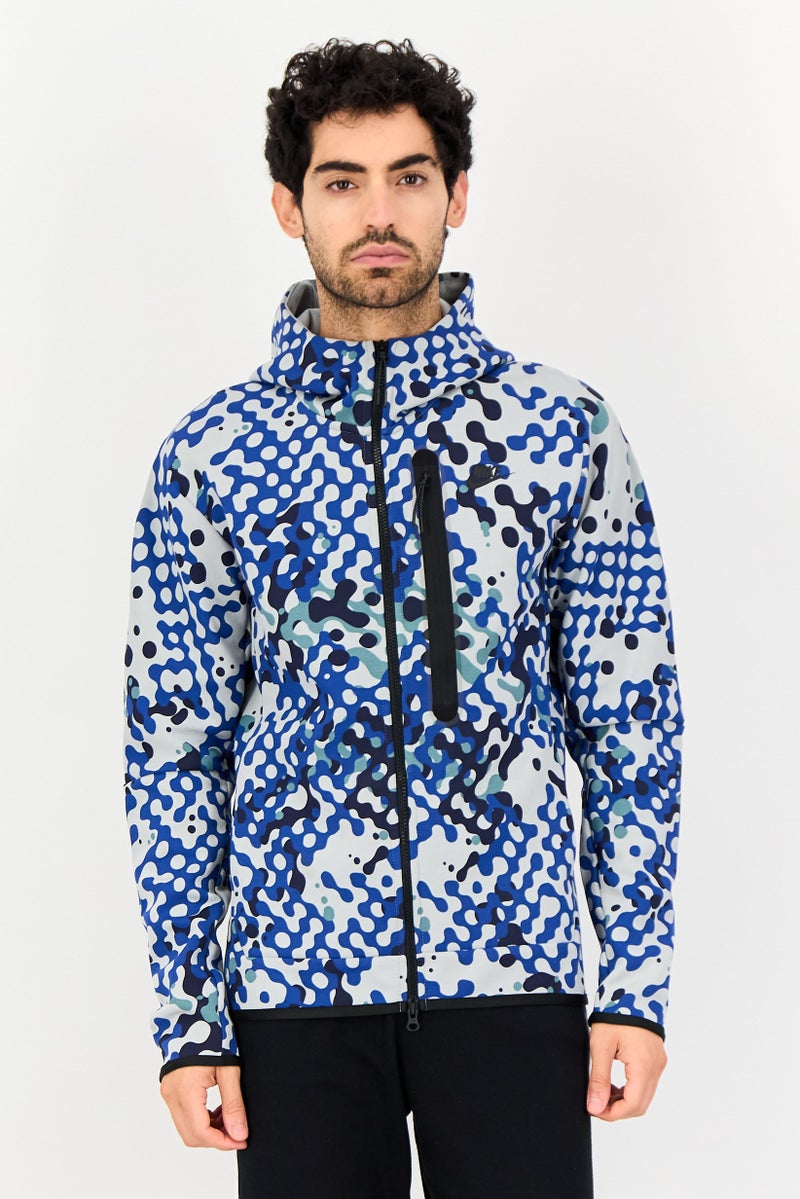 Nike Men Sportswear Fit Long Sleeve Camouflage Outdoor Hoodie, Multicolor - Image 1