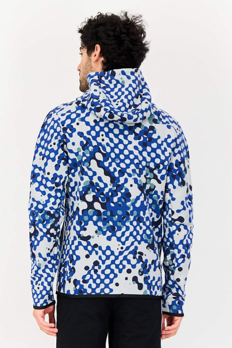 Nike Men Sportswear Fit Long Sleeve Camouflage Outdoor Hoodie, Multicolor - Image 3