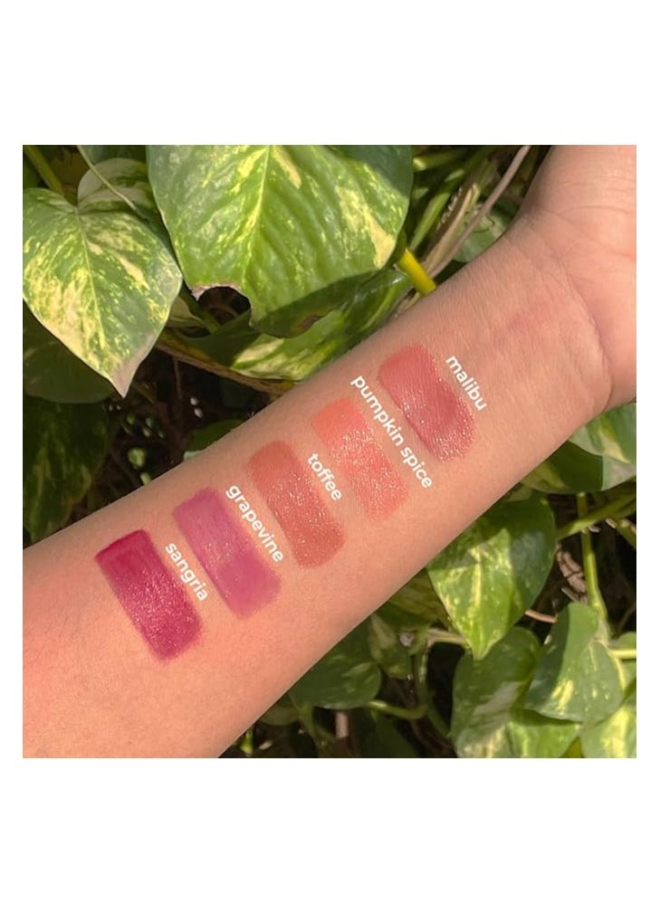 Ruby's Organics Ruby's Organics Lip Gloss for Women, Lip Balm for Girls, Hydrating, Non Sticky & Non Drying Formula, Long Lasting, Natural Organic Lip Makeup, Paraben Free -Sangria, 6.5ml  - Image 5