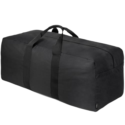 Vorspack Extra Large Duffle Bag for Travel 200L Duffel Bag for Men Gear Bag for Storage Foldable Weekender Bag for Overnight Camping Black - Image 1