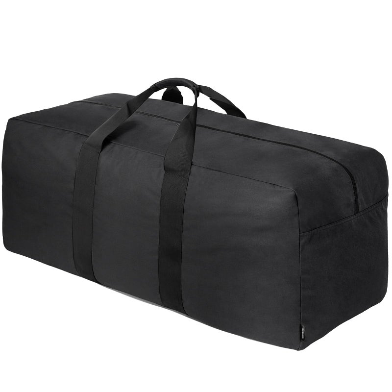 Vorspack Extra Large Duffle Bag for Travel 200L Duffel Bag for Men Gear Bag for Storage Foldable Weekender Bag for Overnight Camping Black - Image 3