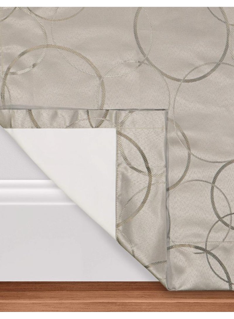 ECLIPSE Meridian Modern Blackout Thermal Grommet Window Curtain for Bedroom or Living Room (1 Panel), 42 in x 84 in, Linen - Image 5