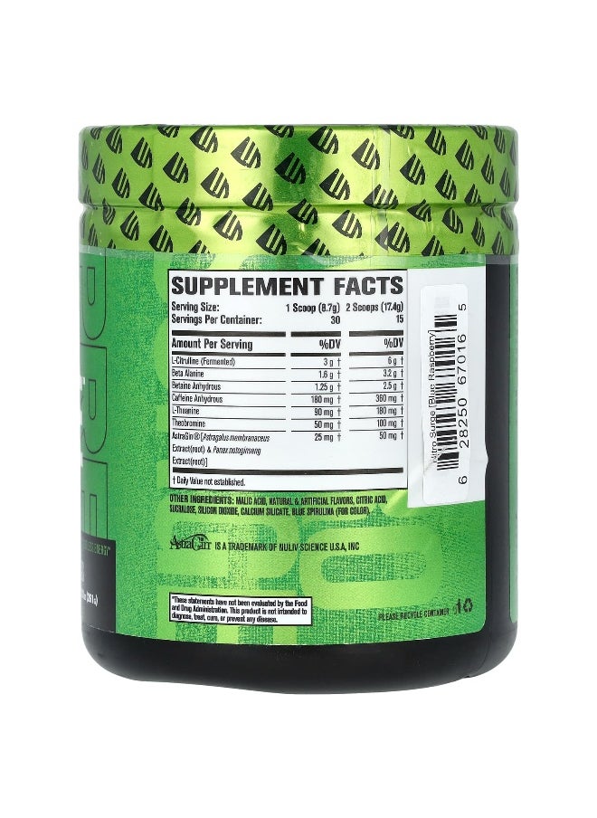 Jacked Factory Jacked Factory, Nitro Surge, Pre-Workout, Blue Raspberry, 9.21 oz (261 g)  - Image 2