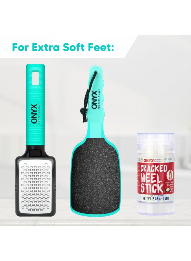 Onyx Professional Onyx Professional Cracked Heel Repair Balm Stick for Dry Cracked Feet Treatment - Moisturizing Heel Balm Rolls On So No Mess Like Foot Cream Foot Lotion - Rescues Cracked Feet for Skin So Soft  - Image 4