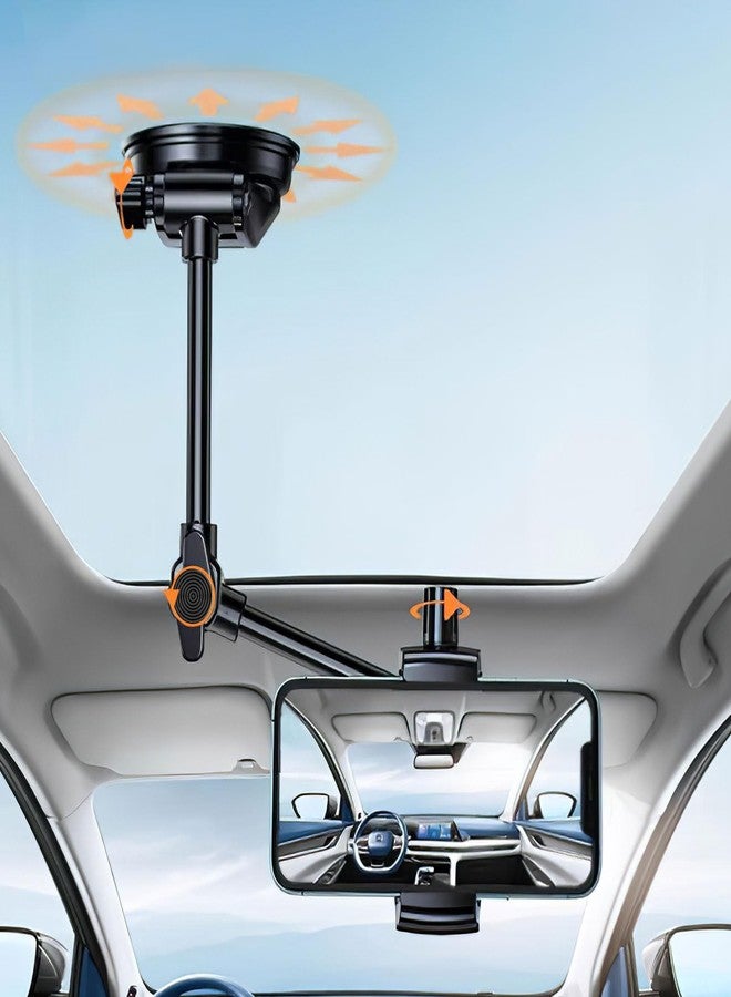 xuenair Car Phone Holder for Windshield Window Video Recording Vlogging Filming, Multi-Angle Adjustable & Rotatable & No Swiveling Car Phone Mount for 4.7"-6.9" iPhone 16 15 14 Samsung S25 Ultra - Image 1