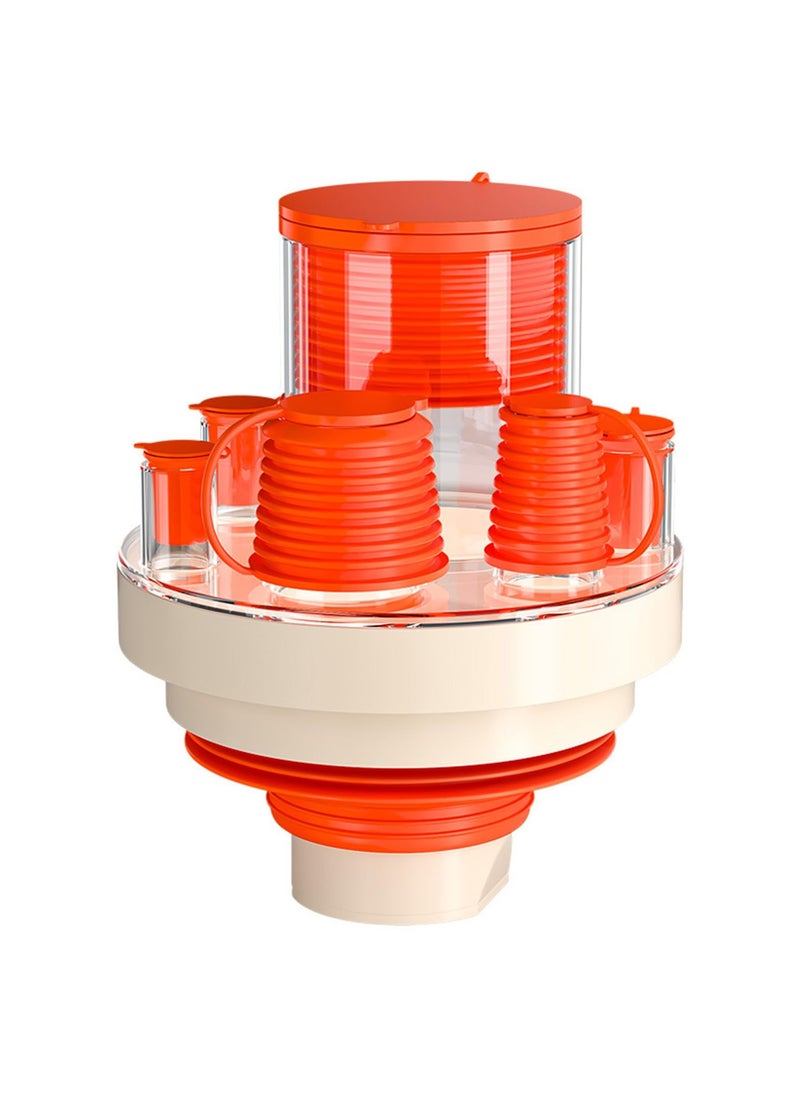 SYOSI Universal Fit Drain Pipe Hose Silicone Plug, Kitchen & Bathroom Drain Pipe Plug Effective Drainages Solution Pipe Joint Plug Prevent Odors Blockages, Drain Hose Sealing Plug for Laundry Room  - Image 1