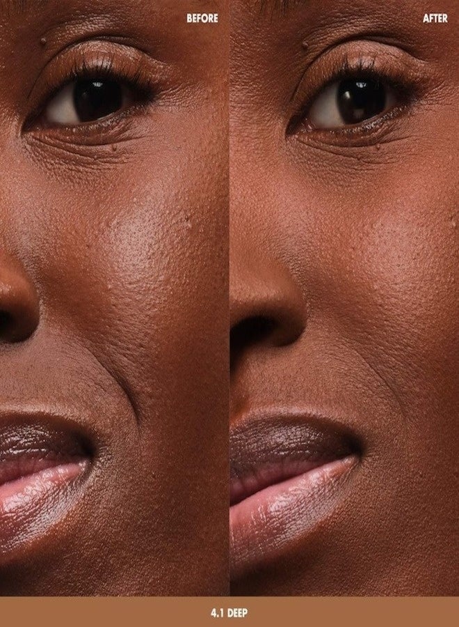 ميك اب فور ايفر بودرة مضغوطة ميك أب فور إيفر إتش دي لإخفاء عيوب البشرة وتحسينها، 10 غرام - لون 4.1 عميق - للبشرة السمراء إلى الداكنة - تحكم في اللمعان، تنعيم وثبات يدوم طويلاً - Image 2