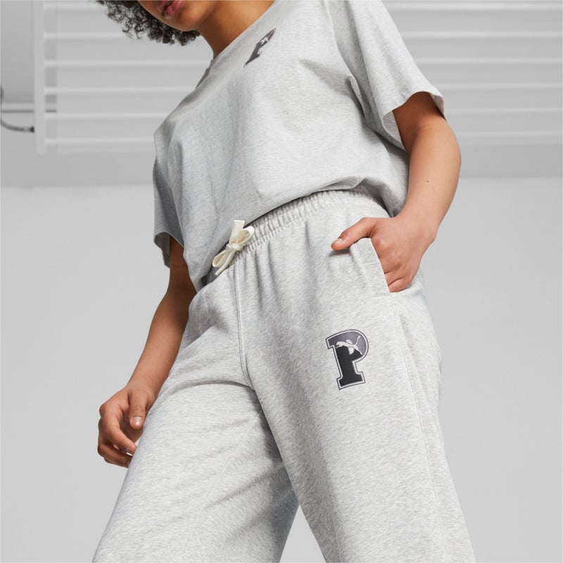 PUMA SQUAD Womens Grey Sweatpants - Image 3
