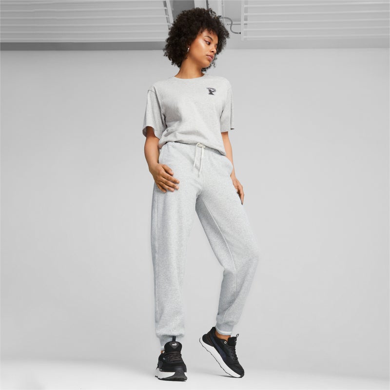 PUMA SQUAD Womens Grey Sweatpants - Image 5