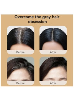 CMGTYYD Root Touch Up Stick, (Brown) Temporary Hair Dye Pen Instant Root Concealer Quick Dry Hair Stick Brown Hairline Color Stick Portable Hair Dye Brush Portable Root Concealer Hair Filler Powder  - Image 3