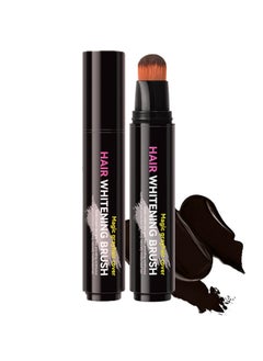 CMGTYYD Root Touch Up Stick, (Brown) Temporary Hair Dye Pen Instant Root Concealer Quick Dry Hair Stick Brown Hairline Color Stick Portable Hair Dye Brush Portable Root Concealer Hair Filler Powder  - Image 1