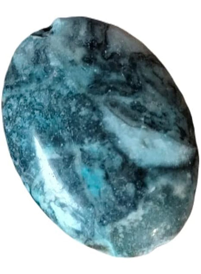 Natural Jasper Agate Double Face Gemstone Ring Or Pendant Jewelry Making  - Image 1