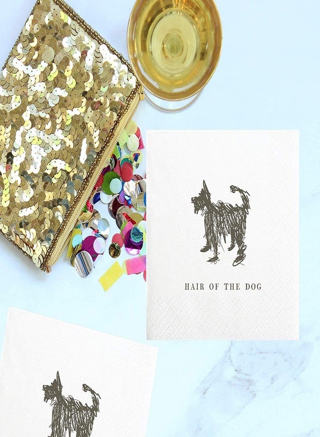 Santa Barbara Design Studio F2F Cocktail Paper Napkins, 20-Count, Hair of the Dog - Image 4