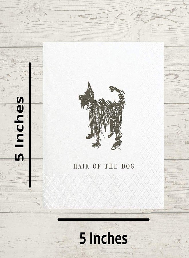 Santa Barbara Design Studio F2F Cocktail Paper Napkins, 20-Count, Hair of the Dog - Image 2