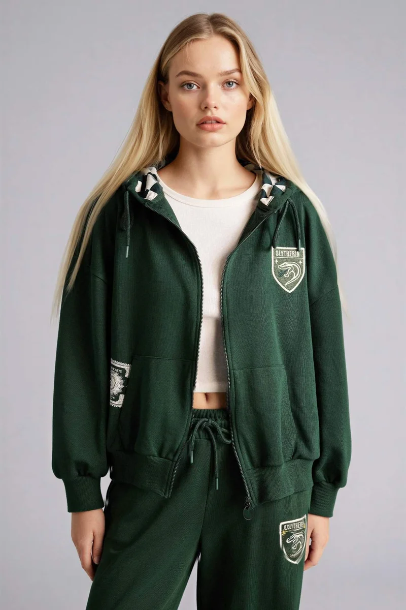 ديفاكتو Oversize Fit Printed Harry Potter Licensed Cardigan